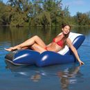 Intex Inflatable Floating Pool Recliner Chair w/ Cup Holders Large Outdoor | 36 H x 53 W x 71 D in | Wayfair 58868EP