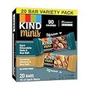 KIND Minis, Dark Chocolate Nuts & Sea Salt/ Caramel Almond & Sea Salt, 14 Oz (Pack Of 20)