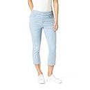 Signature by Levi Strauss & Co. Gold Label Women's Totally Shaping Pull On Capri (Available in Plus Size), (New) Phantom Bluff, 14, (New) Phantom Bluff, 14