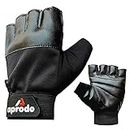 Aprodo Beginner Weight Lifting Gym Gloves, Free Size (Black)