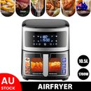 Devanti Air Fryer 10.5L LCD Fryers Oven Airfryer Healthy Cooker Oil Free Kitchen