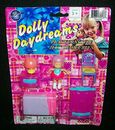 RARE DOLLY DAYDREAMS Miniature Play Dollhouse Furniture Plastic Doll Chair Bed