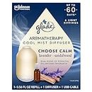 Glade Aromatherapy Diffuser & Essential Oil, Air Freshener for Home, Choose Calm Scent with Notes of Lavender & Sandalwood, 0.56 Fl Oz