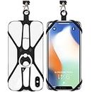 Kinizuxi 2 Pack Crossbody Phone Lanyard with Adjustable Neck Strap and Mobile Phone Ring Grip, Universal Smartphone Strap for iPhone Lanyard Around The Neck Compatible with Most Smartphones