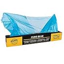 Dura-Gold 12' x 400' Roll of Pure Blue Premium Overspray Paintable Plastic Sheeting - 10 Micron, 0.4 Mil, Protective Masking Film Cover - Auto Car Painting, Bodyshop Repair, Household Cloth, Weather