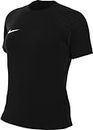 Nike Womens Short-Sleeve Soccer Jersey W Nk DF Strke III JSY SS, Black/Black/Black/White, DR0909-010, 2XL