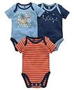 I Bears Half Sleeves Onesies Set Pack of 3, 6-9 Months | Baby Clothes | Baby Boys/Baby Girls | 100% Cotton | Baby Rompers Sets | Infant Clothes | Overalls | Jumpsuits