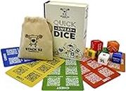 Stack 52 Quick Sweat Fitness Dice. Bodyweight Exercise Workout Game.