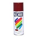 kobe (Thailand Deep Red Cherry Acrylic Aerosol Multipurpose Spray Paint for Art and Craft, Metal, Wood, Wall, Vinyl, Plastic, Fiberglass, Designer Spray Paint 400ml