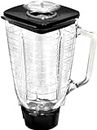 Brentwood P-OST722 Replacement Glass Jar Set, Oster Blender Compatible, 0.33 Gallon Capacity, Clear