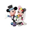 Disney by Britto Mickey Mouse and Minnie Mouse Stone Resin Figurine