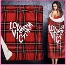Victoria's Secret PINK Plush Sherpa Blanket 50X60 RARE!!