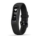 Garmin vivosmart 4, Activity and Fitness Tracker w/Pulse Ox and Heart Rate Monitor, Black, Large Band