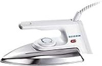 SEVERIN BA 3211 Hand Iron, Steam Free Iron with Aluminium Fine-Ground Sole and Continuous Temperature Control, 600 g Lightweight Mini Iron with Cable Kink Protection, White