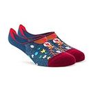 SockSoho Men Christmas Editions | Anti-Bacterial Shoe Liners | Size UK 7-11 (Reindeer)