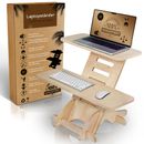 Standing desk | Stehpult | Schreibtischaufsatz | Laptop Ständer Holz |