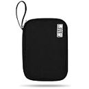 KEEPXYZ Electronic Organizer Cable Organizer Compact Travel Organizer Bag Electronics Accessories Cases Storage Bag Waterproof for Cable USB SD Card Power Bank Earphone (Black)
