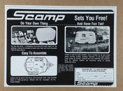 Remolque de viaje Scamp 1977 anuncio impreso vintage