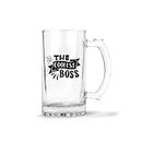 ARTBUG The Coolest Boss Quote Printed Beer Mug/Glass - Gift for Beer Lover Husband Father Friends on Birthday - 470ml