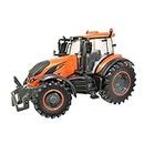 Britains 1:32 Metallic Orange Valtra T254 Collectable Tractor for Farm Set, Tractor Toys Compatible with 1:32 Scale Farm Animals and Toys, Suitable for Collectors & Children from 3 Years