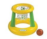 Intex - Floating Hoops 3, Incl Inflatable Pool Hoop & Basketball
