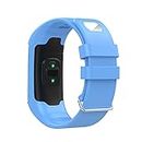KINOEHOO Replacement Strap Compatible with Polar A360 A370 Soft Silicone Watch Straps (Sky Blue)