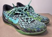 Nike Kobe 8 System Low 2012 Green Blue NIKEiD VIII Basketball Shoes Mens US 8