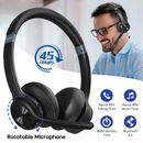 Mpow Bluetooth Headset 5.3 Headphones On Ear Dual Mic for PC Computer Cell Phone