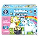 ORCHARD TOYS Moose Games Rainbow Unicorns Game. Race Your Unicorns Over The Rainbow to a Pot of Gold in This Magical, Fun Color-Matching Game! Ages 3+ for 2-4 Players