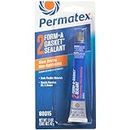 Permatex 80015 Form-A-Gasket No.2 Sealant, Slow Drying, Non Hardening, Resists Gasoline, Oil and Grease, Temp Range -54°C to 204°C 1 x 42g