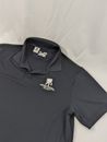Wounded Warrior Project Black Mens Polo, XL Regular Heat Gear Excellent 