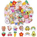 45 Pcs Acrylic Cute Pins for Backpacks, Kawaii Backpack Pins Set Cartoon Pins for Backpacks Aesthetic Christmas Pins for Girl Clothing Bag Jackets Hat Accessories (45 Assorted Styles)