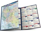 US Maps States & city Laminated tri-fold, Quick Study Bar Charts Reference Guide