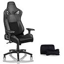 KARNOX BK Gaming Chair Desk Ergonomic Desk Chair Racing PC Chair High-Back Executive Office Chair with Headrest and Lumbar Support and 360°Degree Swivel Mould Foam for Big and Tall Black …