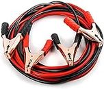 RIGJAK Heavy Duty Car Jumper Cable Leads Battery Booster Cable Wire Clamp - Emergency 500AMP Booster Cable with Alligator Wire for Battery Chargers to Start for Car Engine