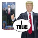 Figura parlante de Donald Trump, dice 17 líneas de audio diferentes en el presidente Trump...