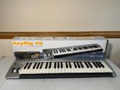 M-Audio KeyRig 49 Midi Keyboard 49-Key Electric Piano Controller USB Synth DJ