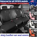 2024 Deluxe Leather Car Seat Covers Cushions for Toyota 2/5 Sit Auto Accessories