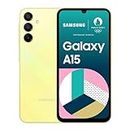 SAMSUNG GALAXY A15 128 Go, Smartphone Android déverrouillé, écran 6,5", batterie 5000 mAh, Lime, Version FR
