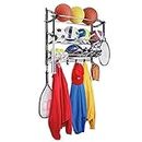 GTC® Sports Equipment Organizer Rack | Multi Sports Gear Storage Hanging Rack | with Adjustable Hooks & Steel Rods Sports Rack (IT N - 31)
