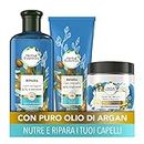 Herbal Essences Shampoo Olio di Argan + Essences Balsamo per Capelli Danneggiati + Essences Maschera Olio Di Argan