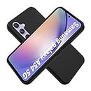Tieeyivv Funda para Samsung Galaxy A54 5G Cover Matte TPU Soft Incorporado Cover Anti-rayones, Antigolpes Anti-Amarilleo Protección - Negro