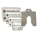 MAUDLIN PRODUCTS MSC005-20 Slotted Shim C-4 x 4" x 0.005", Pk20