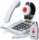 * Maxcom KXTSOS: Senior phone with radio emergency transmitter, corded landline 