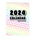 Rude 2024 calendar Funny Sweary Quotes Wall Calendar Desk Cheeky Humour Quote