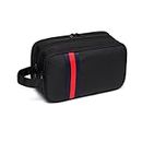 Large Toiletry Bag,VASCHY Waterproof Travel Kit Case for Makeup, Cosmetic, Shaving with Separate Compartments Black