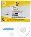 Abbott Freestyle Libre 2 Sensor for diabetes monitoring CGM for UK, white + FREE Tetra-Sole™ Waterproof Sensor Cover