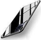 Designerz hub® Vivo Y73 Luxurious Toughened Glass Back Case with Shockproof TPU Bumper Case Cover Designed for Vivo Y73 -Black