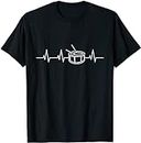 VidiAmazing Snare Drum Heartbeat Field Drum Percussion Side Drum T-Shirt ds3730 T-Shirt (XL)