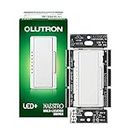 Lutron Maestro LED+ Dimmer Switch | for Dimmable LED, Halogen & Incandescent Bulbs | Single-Pole or Multi-Location | MACL-153M-WH-C | White, Pack of 1.